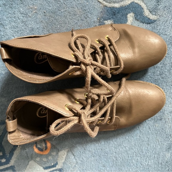 Candies Gray lace up shoes low boots - Picture 6 of 6